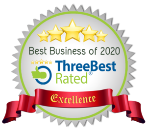 Best business of 2020 logo.